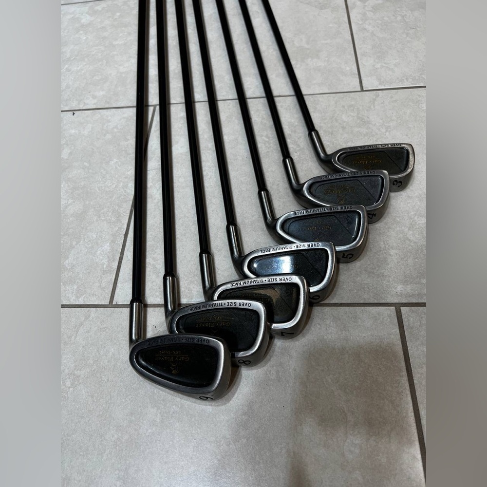 GARY PLAYER GPX TI 162 IRON SET 3-4-5-6-7-8-9